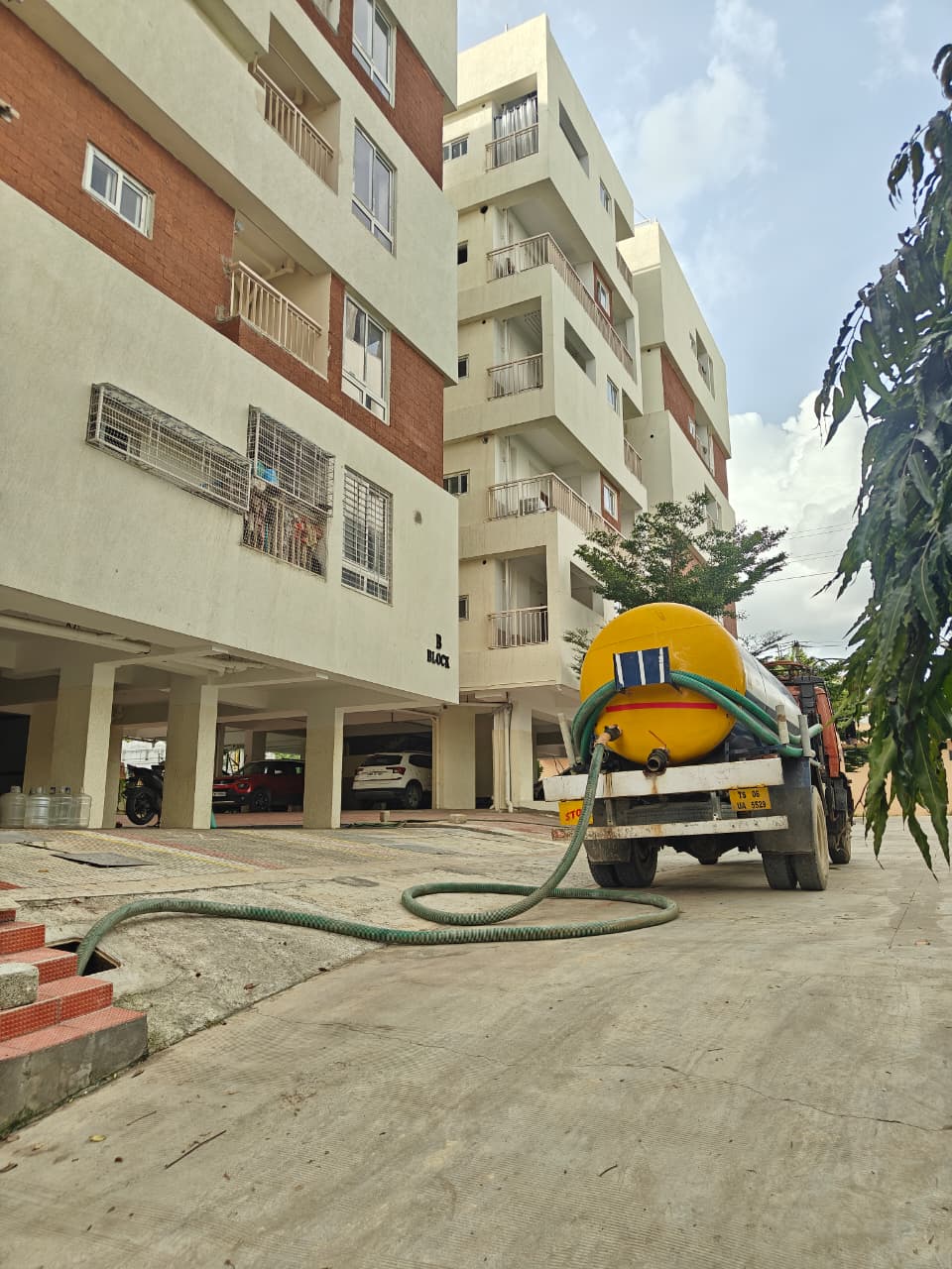 Construction Site Labour Camp Septic Tank Cleaning Services
